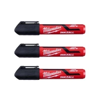 Маркер строительный MILWAUKEE INKZALL L CHISEL TIP черный 3 шт (4932471554)