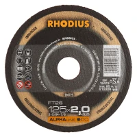 Круг отрезной RHODIUS FT26 AlphaLine 125*2*22 сталь/нержавеющая сталь (208725)
