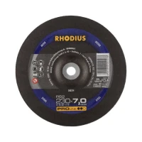 Круг зачисний RHODIUS RS2 ProLine 230х7х22,23 мм, увігнутий (200274)