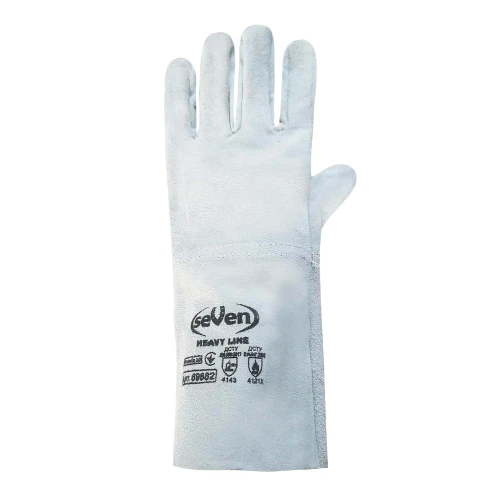 Перчатки краги сварочные SeVen 69574 серые (XL)