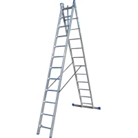 Драбина ELKOP VHR Trend 2x12 алюмінієва, 2 секції, 12 ступенів (37495)