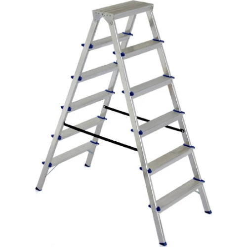 Стремянка ELKOP DHR 406 алюминиевая, 6 ступеней, 1297 мм (37893)