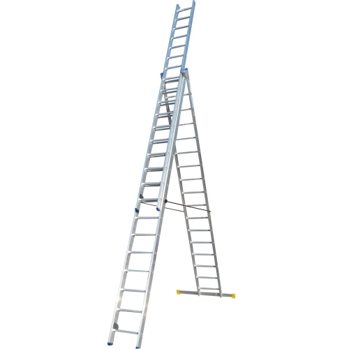 Драбина ELKOP VHR Profi 3x17 алюмінієва, 3 секції, 17 ступенів (38305)