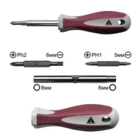 Викрутка GrandTool універсальна 6 од. в 1