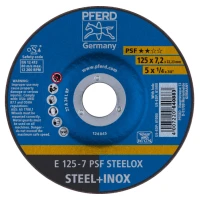 Круг зачистной Pferd 125x7,2x22 нержавеющая сталь