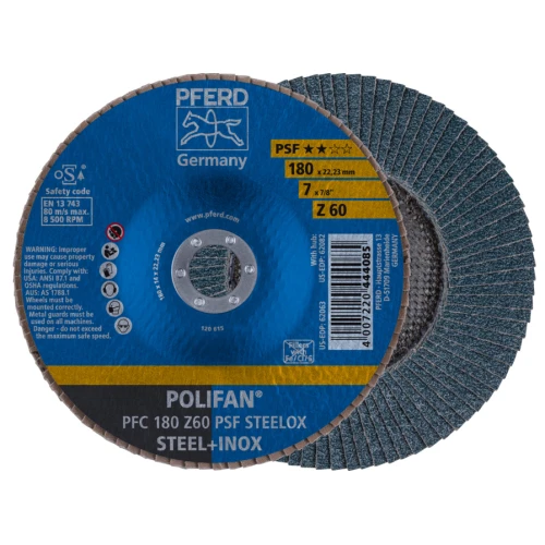 Круг шліфувальний Pferd 180*22 Z60 пелюсткове