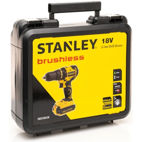 Акумуляторний шурупокрут Stanley SBD20D2K безщітковий (SBD20D2K)