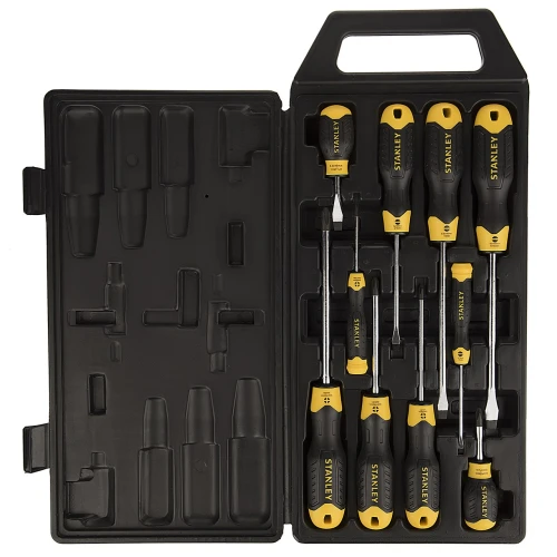 Набор отверток в футляре Stanley CUSHION GRIP 10 штук