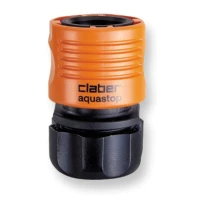 Соединение 1/2" для поливочного шланга, аквастоп Claber 8603 в блистере