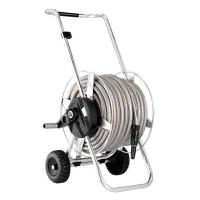 Тележка для поливочного шланга Claber Metal Compact Pronto 25