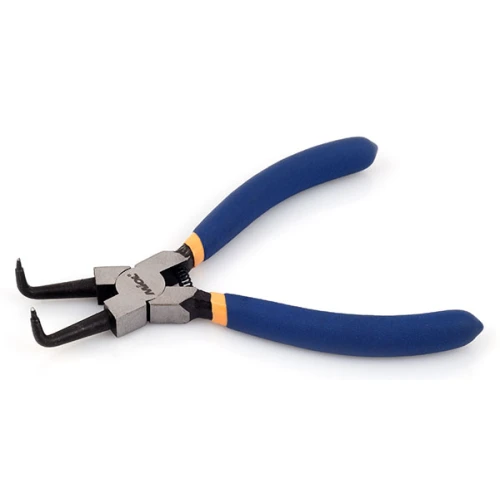 Съемник стопорных колец MIOL 180мм изогнутые/сжим (43-045)