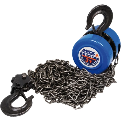 Таль ручна ланцюгова Miol 3т, 3м (80-490)