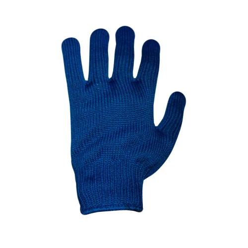 Перчатки рабочие облегченные Vulkan 5514 LUX, синие, ПВХ точки (XL)