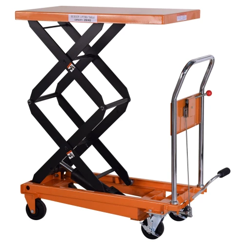 Стол грузоподъемный VULKAN желтый SYTJ-35S 350 кг/1,3 м