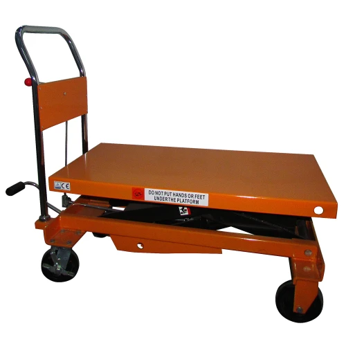 Стіл гідравлічний підйомний VULKAN SYTJ-100 жовтий 1000 кг / 1м