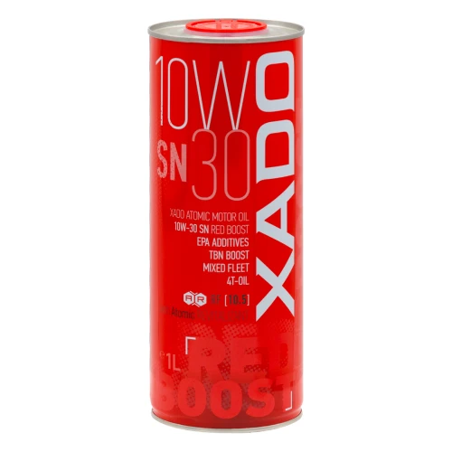 Олива для чотиритактного двигуна XADO Atomic Oil 10W-30 SN RED BOOST 1 л (26111)