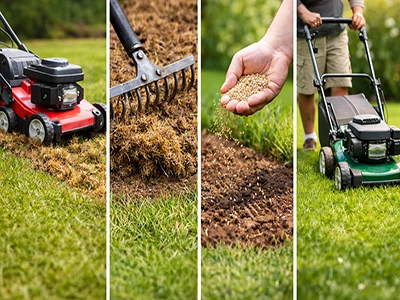 Комплексний догляд за газоном: вертикуляція, детачинг, підсів і правильне косіння