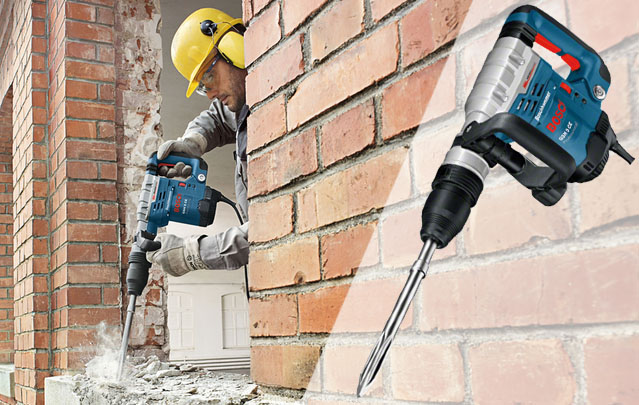 Купить недорого отбойный молоток Bosch GSH 5 СE для бетона